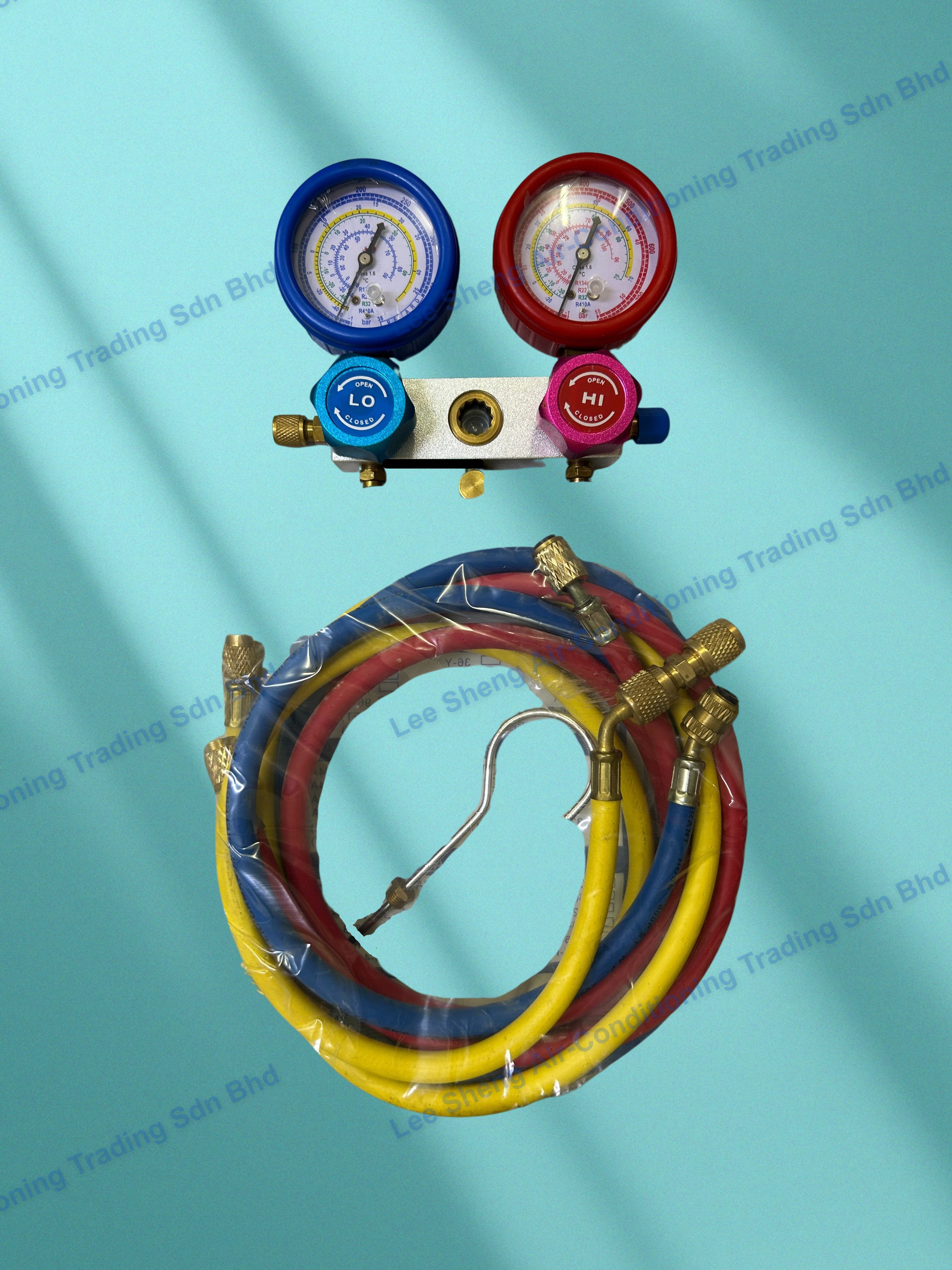 I7-Manifold Gauge Set Dual Aluminium 1004